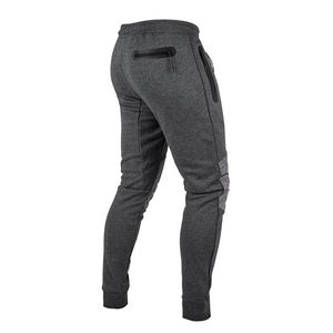 Pantalones ligeros de entrenamiento de gimnasia para hombre, pantalones de chándal de poliéster de lana con logotipo personalizado y Parte delantera plana, estilo informal, ropa para correr, cintura media - Product Image 6