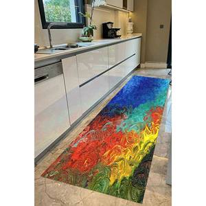 Alfombra Estampada con Diseño Colorido, Decoración Moderna para Oficina y Sala de Estar, Alfombra de Terciopelo - Product Image 4