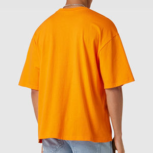 100% coton tricoté vêtements d'été T-shirts avec Logo personnalisé bonne qualité respirant vente chaude goutte épaule hommes de l'usine - Product Image 3