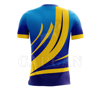 T-shirts à séchage rapide coupe ajustée pour hommes à prix raisonnable Design personnalisable Respirant pour une utilisation par sublimation uniquement - Product Image 3