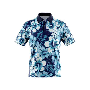 PromotionCustom Logo 100% Polyester Deux Couleurs Hommes École De Travail Uniforme Polo T-Shirts D'été Slim Fit Travail Porter Hommes Polo Shirt - Product Image 2