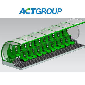 Banc de <span class=keywords><strong>joueur</strong></span> réservé, banc de sport Pirogues de football de luxe pour terrain de football - Product Image 4