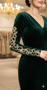 Encaje bordado de algodón suave de calidad superior con diseño de flores Tela duradera perfecta para la confección de vestidos y uso en decoración del hogar - Product Image 4