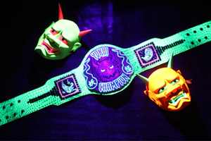 เข็มขัดแชมป์โลหะสั่งทำพิเศษ ดีไซน์น้ำหนักเบา โลโก้สั่งทำ สีสั่งทำ แบรนด์สั่งทำ สำหรับกีฬามวยปล้ำ - Product Image 5