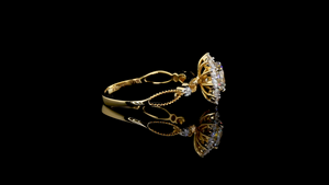 Anillo de Compromiso con Halo de Diamantes Redondos Cultivados en Laboratorio, Certificados por IGI, Regalo Perfecto para Bodas, Eventos Especiales y Compromisos - Product Image 3