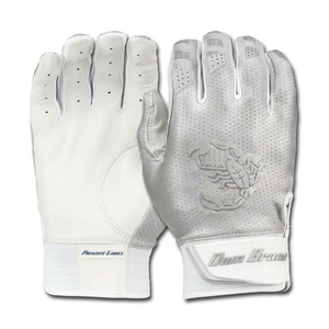 Gants de frappe de baseball en cuir de chèvre personnalisés à étiquette privée, vente en gros, doux, antidérapants, anti-chocs, gants de frappe de softball - Product Image 4