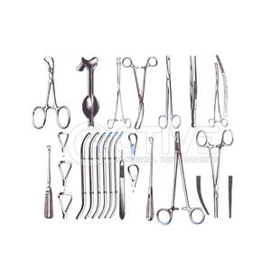 Portaagujas y curetas incluidos en el juego de ginecología para curetaje quirúrgico Procedimiento de ginecología juego de curetaje - Product Image 5