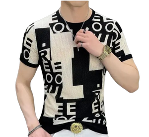 Vente en gros été stock hommes grande taille impression personnalisée respirant durable surdimensionné t-shirt décontracté hauts - Product Image 1