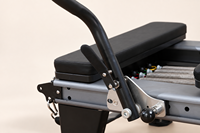 Mesin Studio Yoga Komersial Tahan Lama Portabel Peralatan Pilates Reformer Pilates dari Aluminium Alloy Hitam