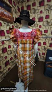 2025 recién llegado personalizado elegante de manga corta cuello redondo largo Maxi vestidos de noche mujeres mejor diseño y mejor patrón vestido de mujer - Product Image 2