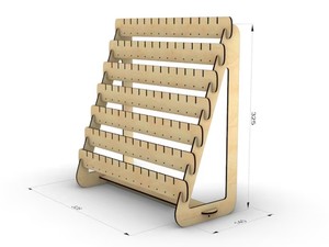 Retail Wooden <b>Display</b> <b>Rack</b> – Clothing Store Shelf Stand for Apparel, Boutique & Product <b>Display</b> - Product Image 5