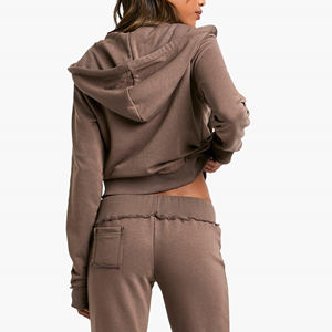 Sudadera con Capucha Larga de Punto para Mujer, Nueva Moda de Invierno, con Insignia, al por Mayor a Bajo Precio, Sudaderas con Capucha Elegantes para Mujer - Product Image 5