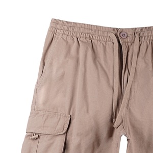 Shorts d'hiver sportifs pour hommes, imprimés, respirants, en toile, taille mi-haute élastique, séchage rapide, anti-plis, multi-poches, pour l'extérieur, 100% coton - Product Image 3