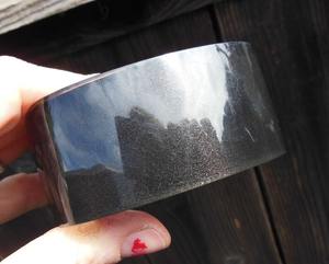 Nueva llegada moda venta al por mayor respetuoso con el medio ambiente boda Retro acrílico geométrico Irregular círculo resina Mable blanco rosa brazalete - Product Image 3