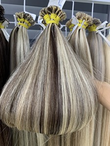 ผมต่อจากผมมนุษย์แท้เวียดนามผมต่อแบบปลายแบนสีเปียโน - Product Image 5