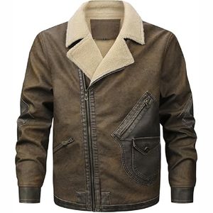 Best-seller Veste en cuir imperméable vintage pour homme personnalisée OEM - Product Image 4