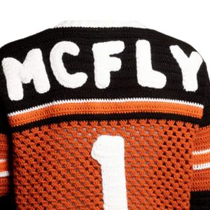 Suéter de Fútbol de Ganchillo Hecho a Mano para Hombre, Top Deportivo de Punto Personalizado, Manga Larga, Ropa Urbana, Suministro OEM - Product Image 5