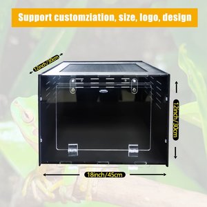 ตู้เลี้ยงสัตว์เลื้อยคลานจากโรงงานโดยตรง พร้อมตัวถัง PVC แบบถอดประกอบได้ สำหรับตุ๊กแกโทเคย์ ช่วยประหยัดค่าขนส่ง - Product Image 1
