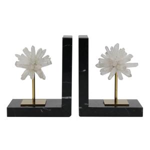 Luxury Crystal Bookends with Marble Base for Office Desk Library Shelf Study <b>Room</b> and Gift Idea for <b>Book</b> Lovers - Product Image 6
