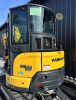Excavatrice compacte sur chenilles Yanmar ViO50 de 5 tonnes d'occasion pour la construction et l'aménagement paysager