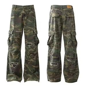 Nouveau design Pantalon cargo 100% coton léger à taille moyenne pour hommes-Meilleur prix pour adultes - Product Image 3