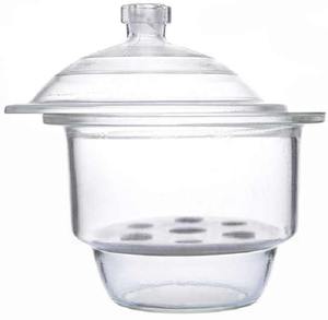 Dessicateur à vide en verre de laboratoire PC de haute qualité, personnalisable, OEM, plaque en verre neutre, agitateur en plastique - Product Image 1