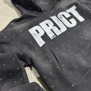 Custom High Street Personalized Letter Printed Men Embroidery <b>Hoodie</b> <b>Y2K</b> Harajuku Gothic Punk Sportswear Streetwear <b>Hoodie</b> - Product Image 6