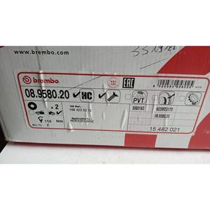 COPPIA DI DISCHI FRENO POSTERIORI MERCEDES Classe A W168 1a Serie (97>01) 08.9580.20 Benzina - Product Image 5