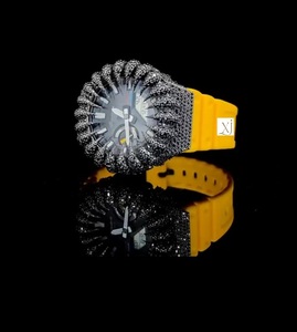 VVS Moissanite montre entièrement glacé unisexe laboratoire diamant montre Hip Hop montre de luxe buste vers le bas diamant montres pour hommes personnalisé - Product Image 3