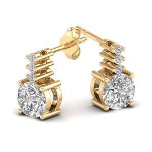 REYES Boucles d'oreilles en diamant de laboratoire CVD HPHT de 0,74 carat, taille ronde, best-seller, prix d'usine, argent sterling 925, bijoux de mariage - Product Image 6