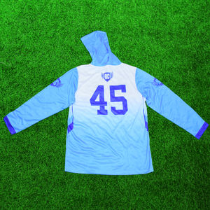 Venta al por mayor de sublimación personalizada Baloncesto Warm Up Shirt de manga larga Hombres Shooting Shirt con capucha - Product Image 3