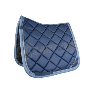 Standard International Model 007 Dressage Horse Riding Saddle <b>Pad</b> Breathable <b>Foam</b> Satin Polyester Fabric Cotton Filling - Product Image 5