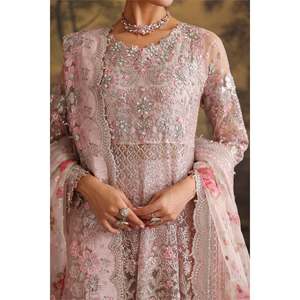 Embroidered Chiffon <b>Net</b> <b>Fabric</b> SF-4380 - Product Image 3