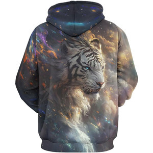 Sweat-shirts imprimés pour hommes, fabrication directe d'usine, marque privée, design personnalisé, motif uni, prêt pour l'hiver, décontracté, confortable, haute qualité - Product Image 6