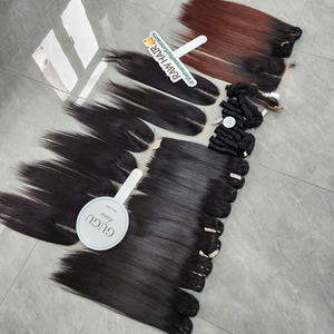 BEST SELLER Super doble dibujado vietnamita cabello crudo virgen extensiones de cabello hueso recto Color Natural paquetes de tamaño - Product Image 4