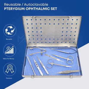 Juego de instrumentos de diagnóstico oftálmico con instrumentos de calidad fina Juego de instrumentos oftálmicos de acero inoxidable Premium - Product Image 2