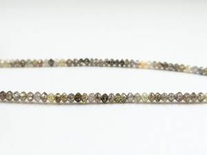 Cuentas de Diamante Marrón LUSTRE Multicolor Libres de Conflictos de 2.5-3.3mm, 15 Pulgadas, 28.15 Quilates, Facetadas en Forma de Rondelle para Fabricación de Joyería - Product Image 4