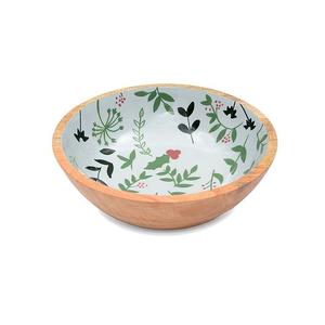 ชามไม้พิมพ์ลายดิจิตอลที่ขายดีที่สุดพร้อมฝาปิดชามเสิร์ฟผักดีไซน์น่าดึงดูดใช้สําหรับบนโต๊ะอาหารที่ทําด้วยมือ - Product Image 6