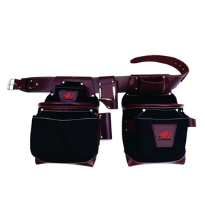 High Quality Genuine Leather OEM <b>Tool</b> <b>Bag</b> Adjustable Strap Buckle Closure Large Capacity for <b>Electrician</b> Multi-<b>Tool</b> Storage - Product Image 1