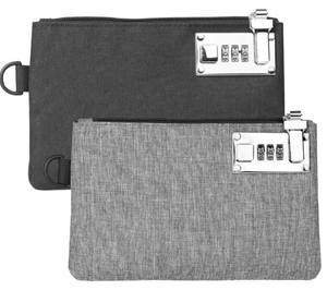 กระเป๋าสตางค์ยาวมีซิปไนลอนปรับแต่งได้ทนทานและกันน้ำมีลายเส้นใยโพลีเอสเตอร์ - Product Image 2