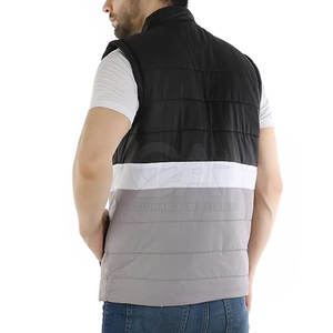 Chaleco acolchado para hombre personalizado con etiqueta privada ajustada, chaleco acolchado con cremallera completa recién llegado para hombre - Product Image 4