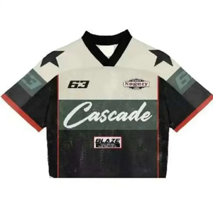 Vente en gros de maillots de football américain personnalisés uniforme de football américain de haute qualité respirant vêtements de football américain grande taille - Product Image 6