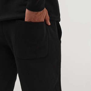 Shorts de survêtement pour hommes en toile de coton 100% lourde, coupe ample, style vintage décontracté, durable, respirant et élastique, personnalisables en gros - Product Image 4