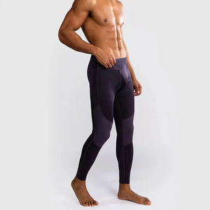 Vêtements de sport unisexes, leggings de compression pour arts martiaux, course à pied, fitness, extensible dans 4 directions, logo frontal, respirant, séchage rapide, spats de BJJ - Product Image 2