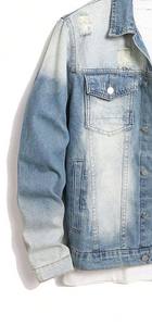 Chaqueta Vaquera de Invierno Vintage de Alta Calidad, Transpirable, con Lavado Ácido y Bordado, Estilo Casual para Hombre, 100% Algodón - Product Image 5