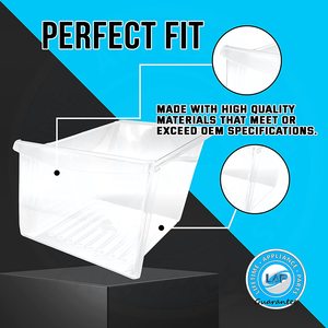 Bac à viande et bac à légumes compatible Frigidaire 240364503 en plastique, pièce de rechange pour réfrigérateur domestique, alimentation USB, neuf ou d'occasion - Product Image 4