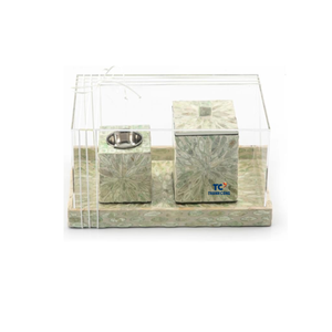 Mother of Pearl Mubkhar <b>Box</b> Tray Censer <b>Incense</b> burner Censer Suitable for Ramadan Eid Gifts - Product Image 1