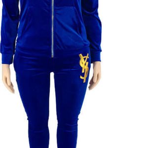 2025 meilleurs survêtements en velours pour femmes personnalisés survêtement en velours femmes ensembles grande taille vêtements pour femmes populaires - Product Image 5