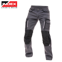 Pantalon de travail en coton bandes réfléchissantes haute visibilité respirant vêtements de travail pantalons cargo pour la construction en plein air