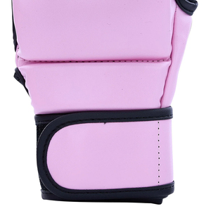 ถุงมือ MMA สำหรับผู้ใหญ่พิมพ์โลโก้ได้ตามต้องการถุงมือหนัง PU สีดำสีชมพูอุปกรณ์ป้องกันมือจากผู้ผลิตที่ดีสำหรับกลางแจ้ง - Product Image 4